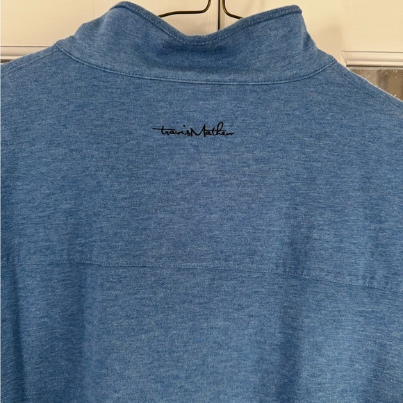 Travis Mathew Blue Zip-Up Sweater - Picture 3 of 5